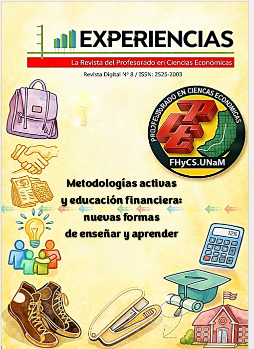 La portada de la revista utiliza un estilo visual de ilustraciones a mano alzada para evocar un sentido de creatividad y dinamismo alineado con las metodologías activas contemporáneas en educación.